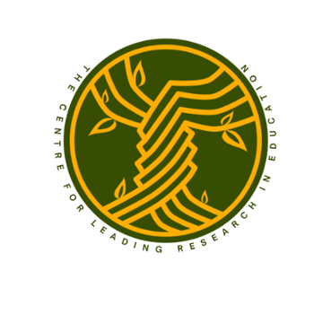 CLRiE golden vine logo with green background